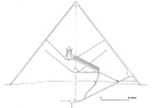 Il grande piramide a Ghiza