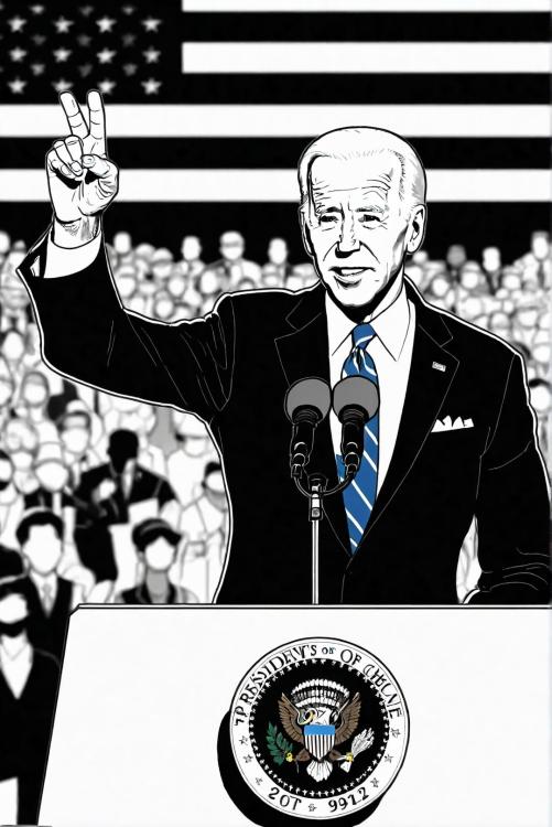 Il presidente Biden durante un incontro