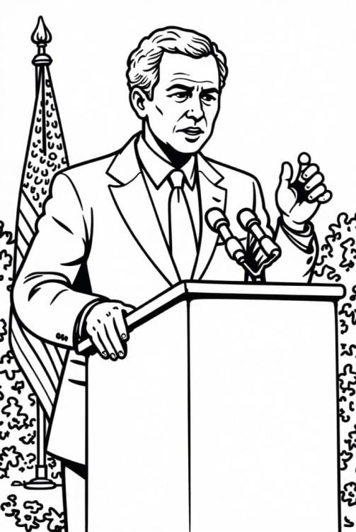 Il presidente George W. Bush