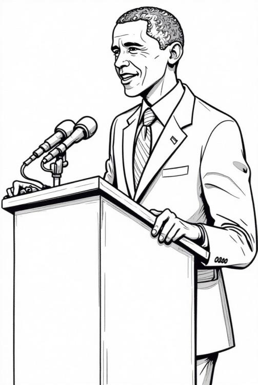 Il presidente Obama fa un discorso