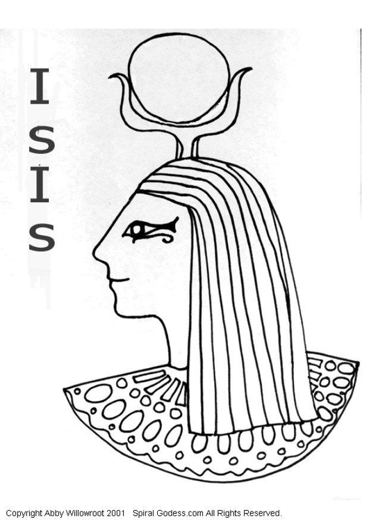 Disegno da colorare Isis