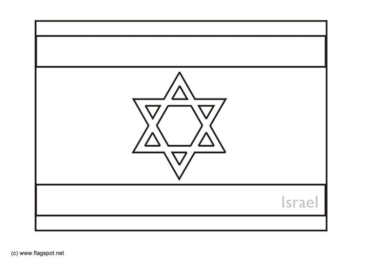Disegno da colorare Israele
