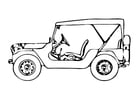 Disegni da colorare jeep