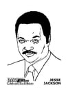 Disegni da colorare Jesse Jackson