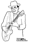 Disegni da colorare John Lee Hooker