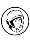 Disegni da colorare Juri Gagarin