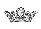 Disegni da colorare la Corona della Regina