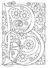 Disegno da colorare lettera -B