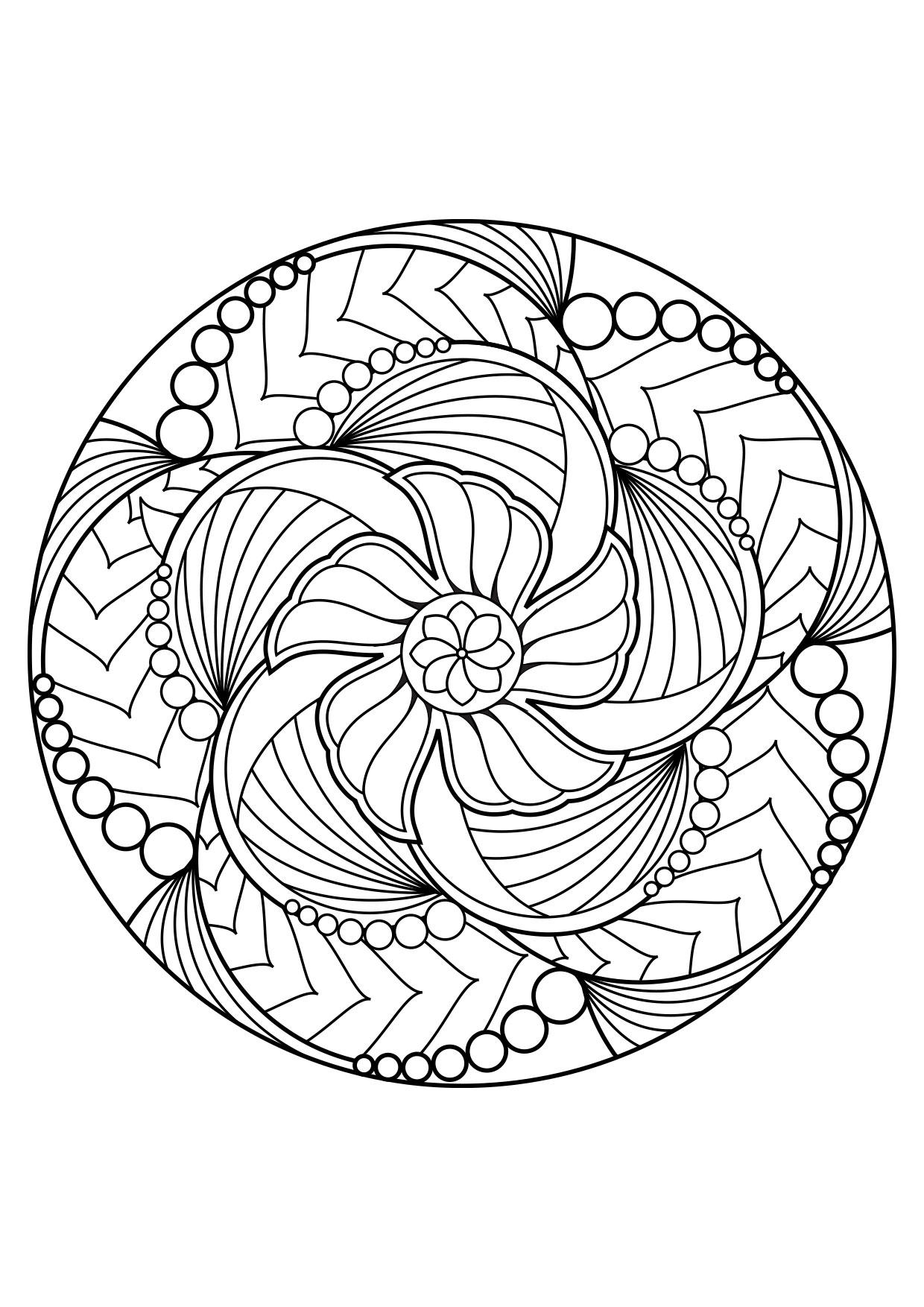 Disegno da colorare mandala - Disegni Da Colorare E Stampare Gratis - Imm.  30833