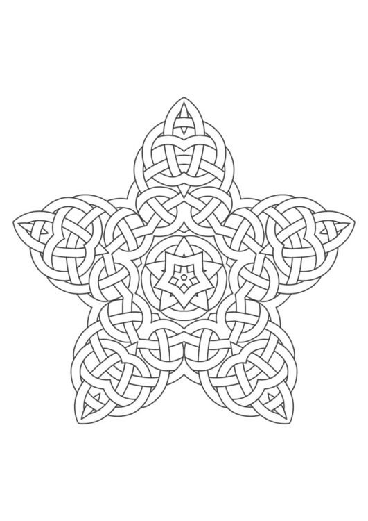 Disegno da colorare mandala