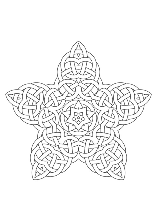 Disegno da colorare mandala