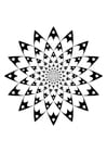 Disegno da colorare mandala