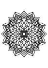 Disegno da colorare mandala