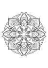 Disegno da colorare Mandala