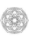 Disegno da colorare mandala