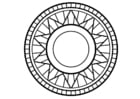 Disegno da colorare mandala1