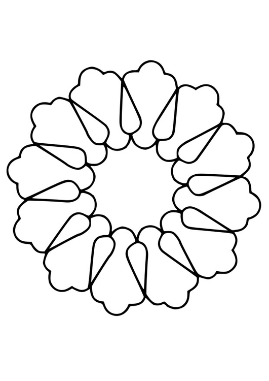 Disegno da colorare mandala15