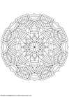 Disegno da colorare mandala1602f