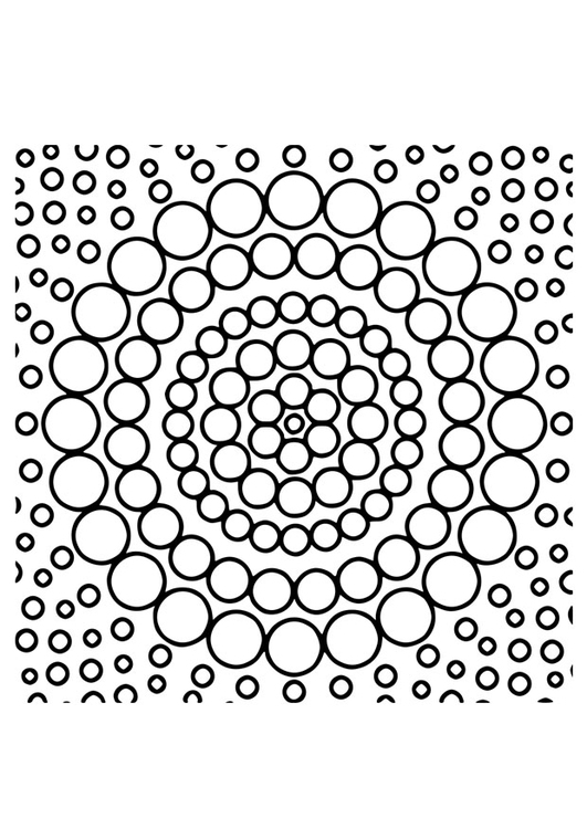 Disegno da colorare mandala19