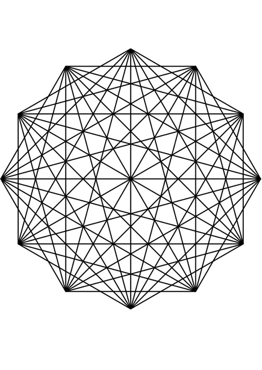 Disegno da colorare mandala27