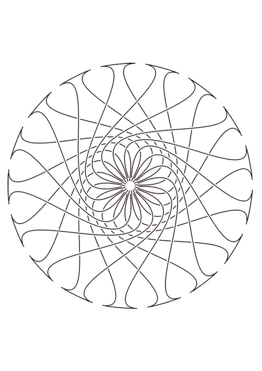 Disegno da colorare mandala29