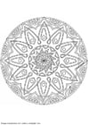 Disegni da colorare mandalaC4