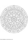 Disegni da colorare mandalaS1