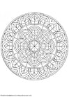 Disegni da colorare mandalaS4