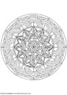 Disegni da colorare mandalaS5