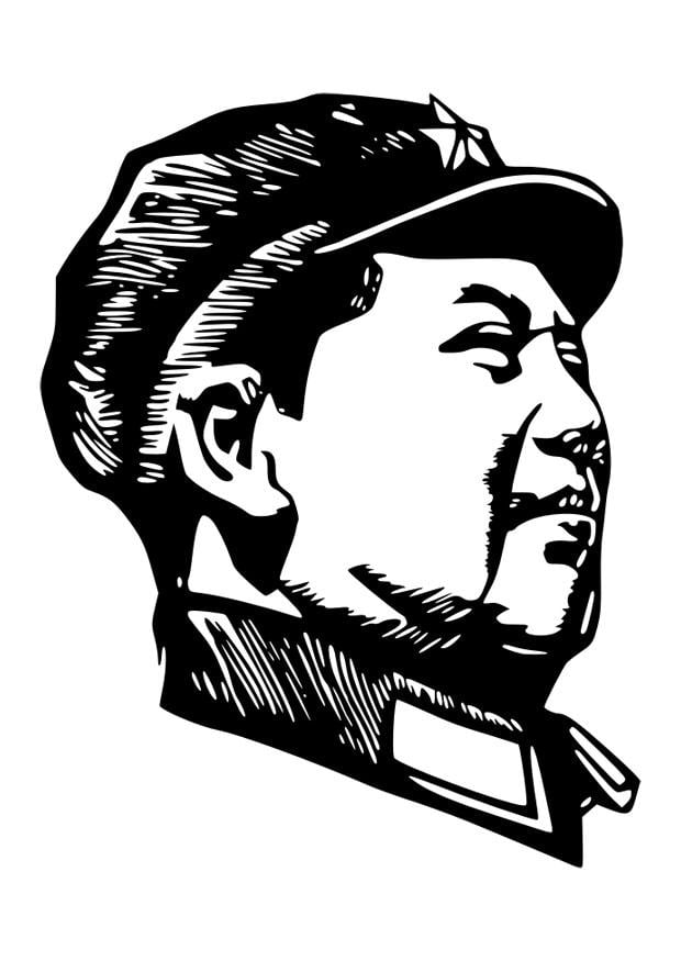 Disegno da colorare Mao Zedong