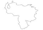 mappa del Venezuela