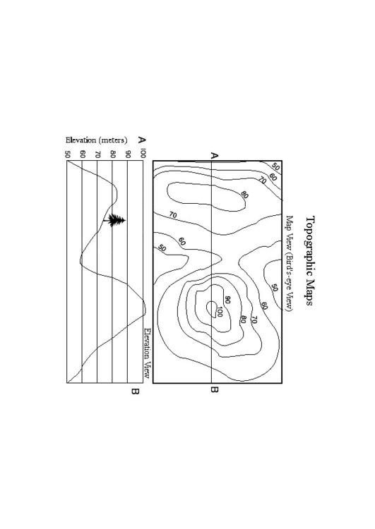 mappa topografica