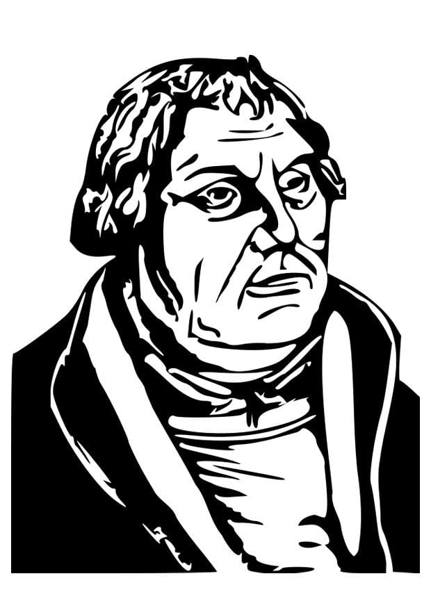 Disegno da colorare Martin Lutero