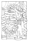 disegno-da-colorare maschere