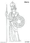 Disegno da colorare Minerva