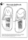 Disegno da colorare moccassino