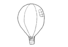 disegno-da-colorare mongolfiera