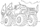 Disegni da colorare monster truck