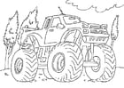 Disegni da colorare monster truck