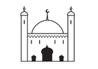 Disegni da colorare moschea