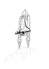 Disegni da colorare navetta spaziale