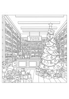 negozio di giocattoli di Natale