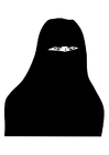 Disegni da colorare niqab