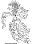 Disegno da colorare ometto di autunno