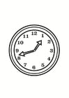 Disegno da colorare orologio