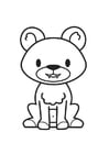 Disegno da colorare orso