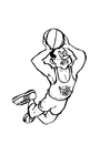 disegno-da-colorare pallacanestro