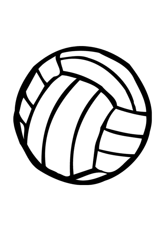 Disegno da colorare pallavolo