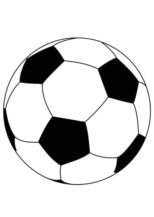 Disegno da colorare pallone da calcio