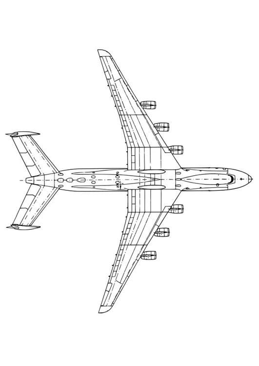 parte inferiore di un aereo